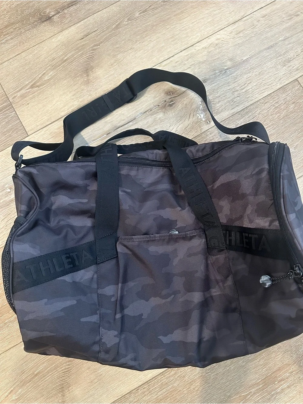 Athleta Girl Camo Duffle Bag